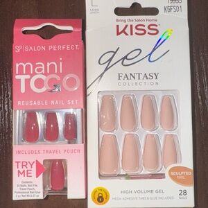 Salon Perfect and Kiss Gel Nail Bundle
